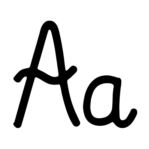 Black Tea Font icon