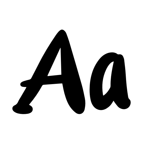 Black Thunder Font icon