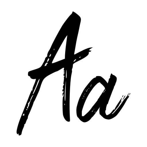 Black Vosten Personal Use Font preview