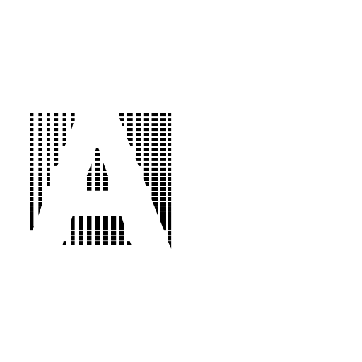 BlackWhiteGridsA Font icon