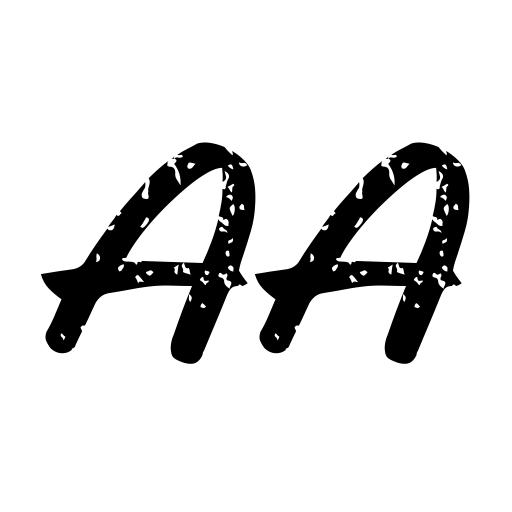 Black Wipe Font icon