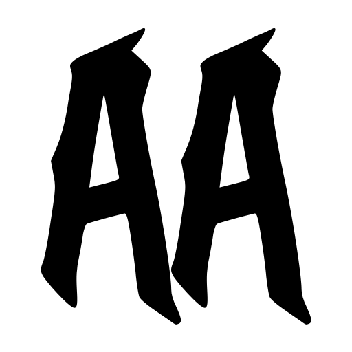 Black Witcher Personal Use Font icon