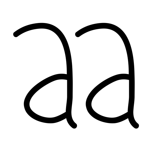 BlackberryBlues Font icon