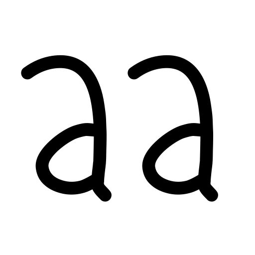 BlackberryBluesThick Font icon