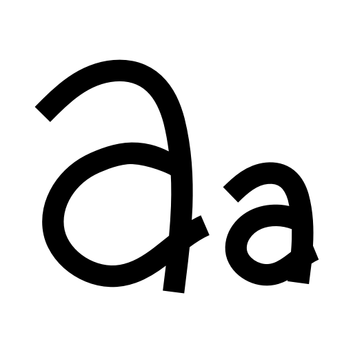 Blackboard School Font icon