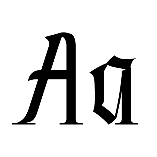 Blackbook Font icon
