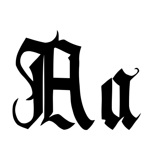 Blackcloak Font preview