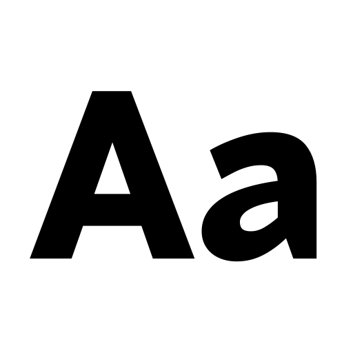 Blacker Sans Trial Font icon