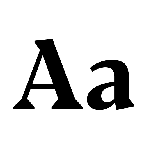 Blacker Text Font icon