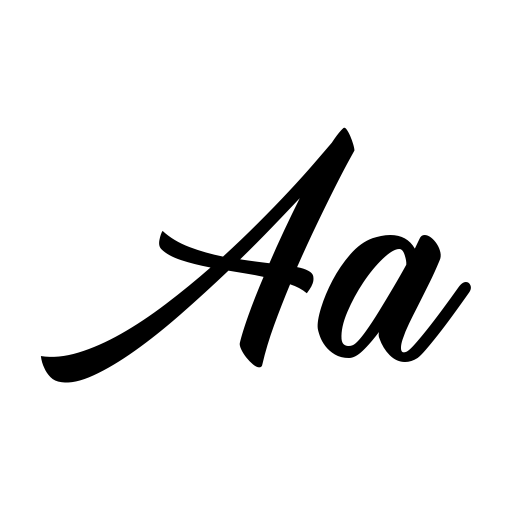 Blackhole Font icon