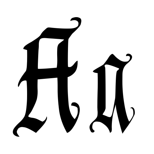 Blackland Font icon