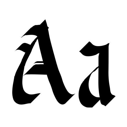 Blacklet Font icon
