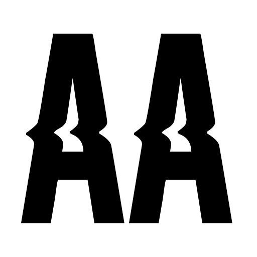 Blacklisted Font icon