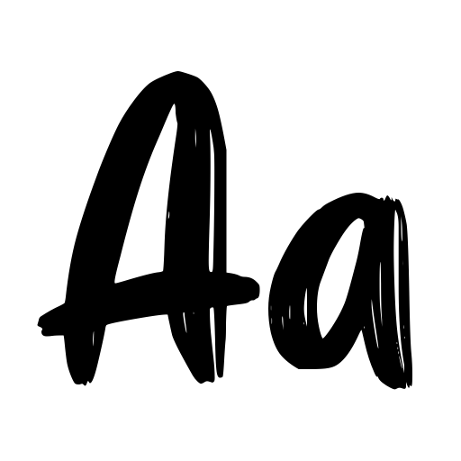 Blackness - Personal use Font icon