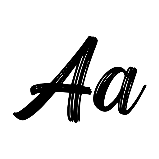 Blackout Font preview