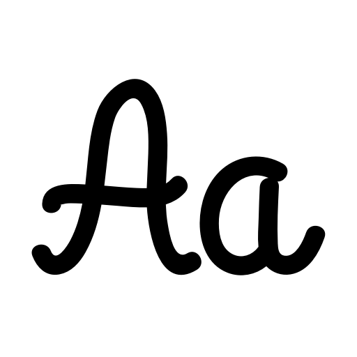 Blackscript Letter Font preview