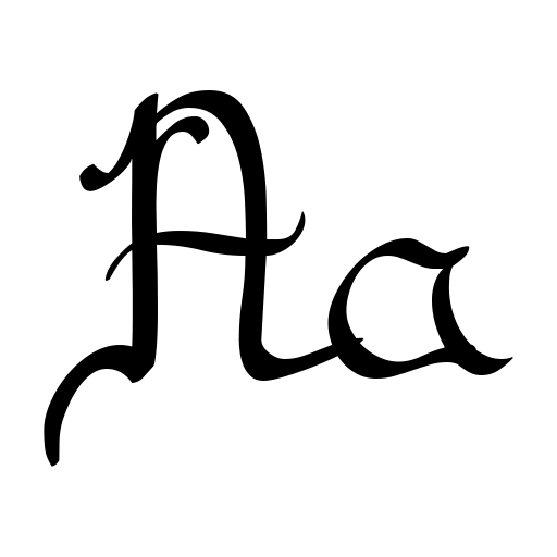 Blackscript Font preview