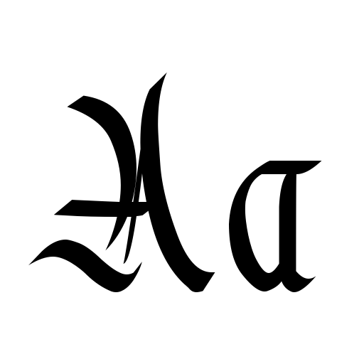 Blacksmoke Font icon