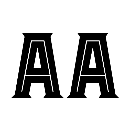 Blacktroops Inline Font icon