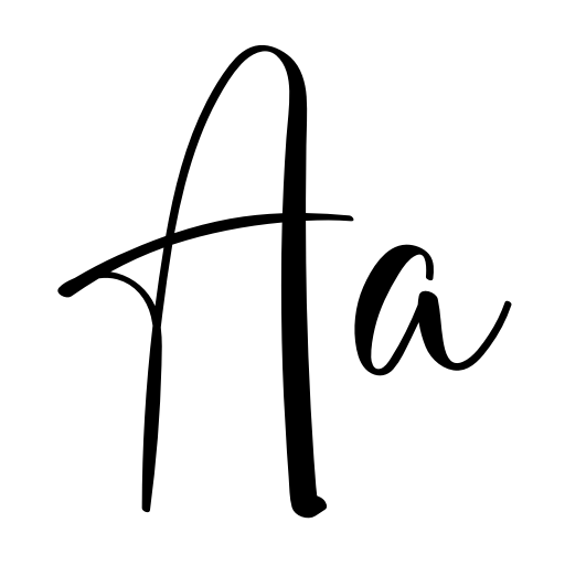Blackwhite Font icon