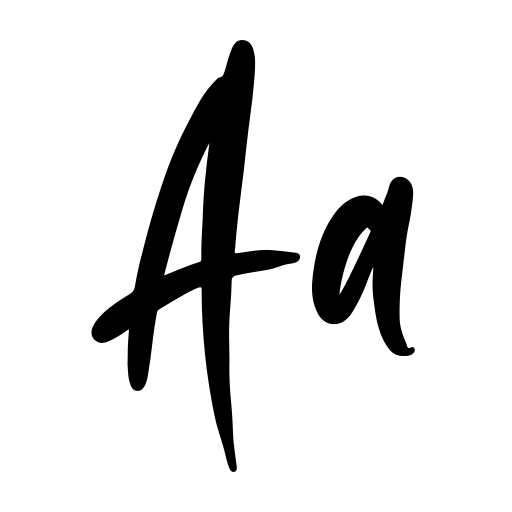 Blade Stroke Font icon