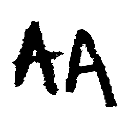 Blah blah bang Font icon