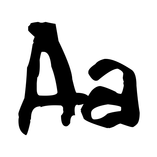 Blank Eye Font icon