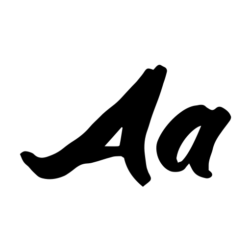 Blank Orange Font icon