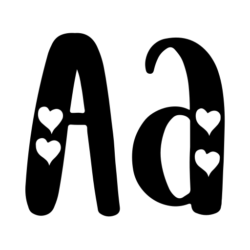 Blazing Love Font icon