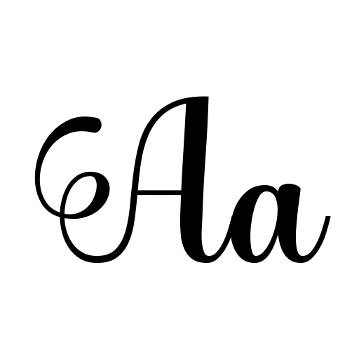 Bleeding Heart Font icon