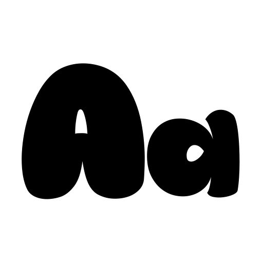 Blob And Happy Font icon