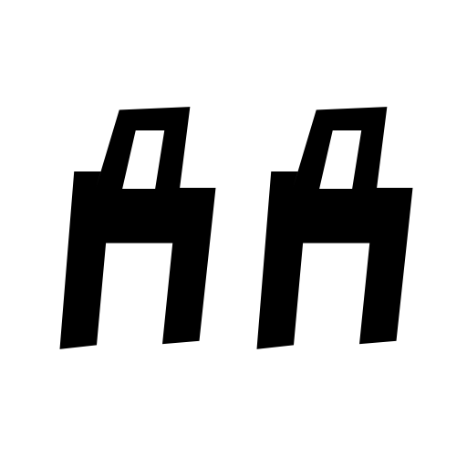 Blob Bomb Pixel Cartoon Font icon