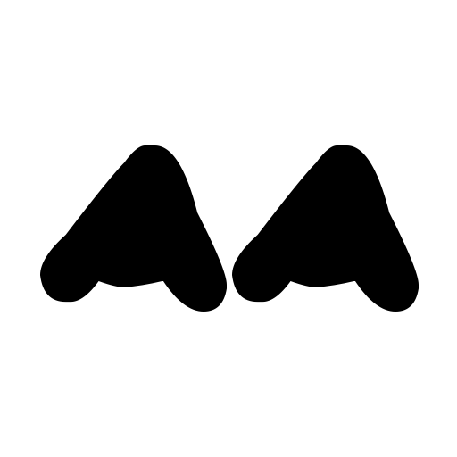 Blob Toon Shadows Font icon