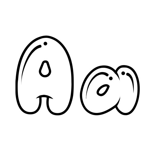 BLOBBY CHUG Font icon