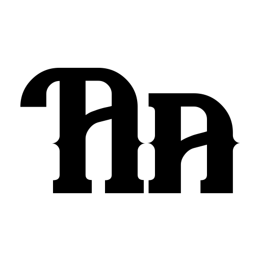 Block Black Font icon