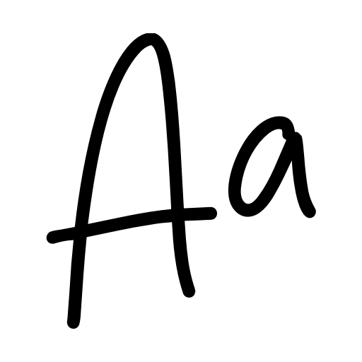 Block Script Font icon