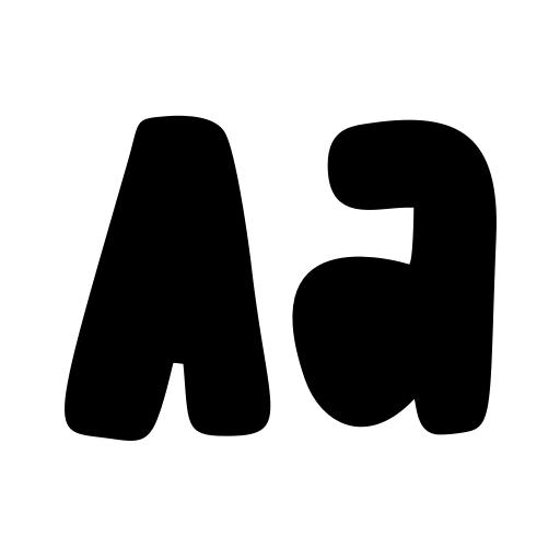 Block Stencil Font icon