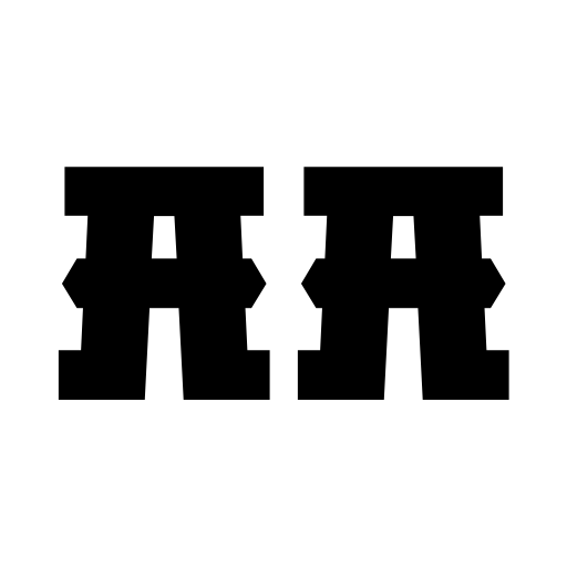 Block Western Font icon