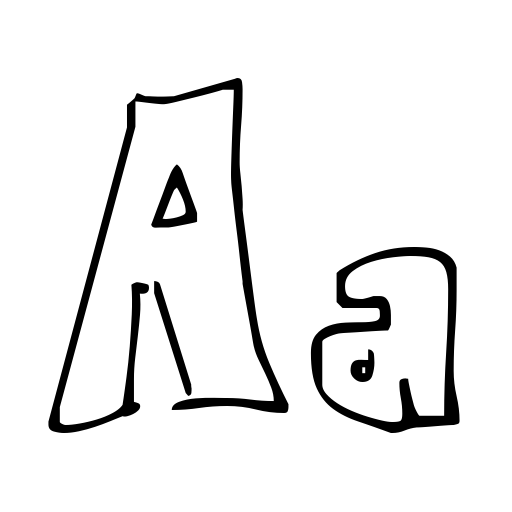 Blocked Off Font icon