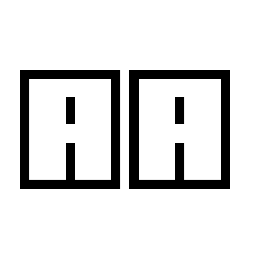 Blocked Font icon