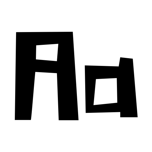 Blockhead Font icon
