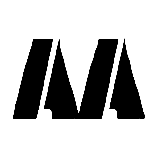 Blocking Stencil Font icon