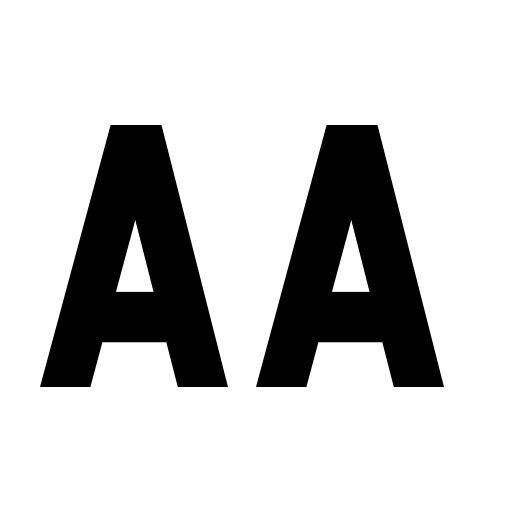 Blockletter Font icon