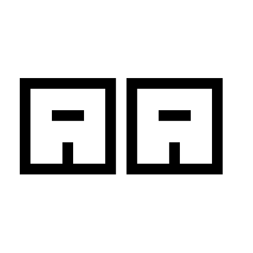 Blocks Font icon