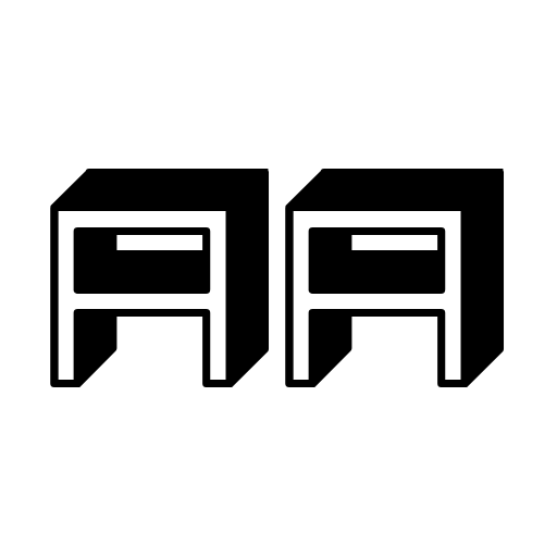 Blocky Letters Font icon