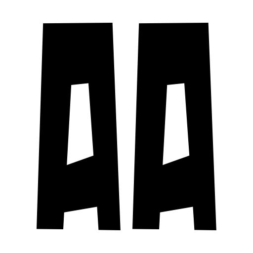 Blocky Font preview