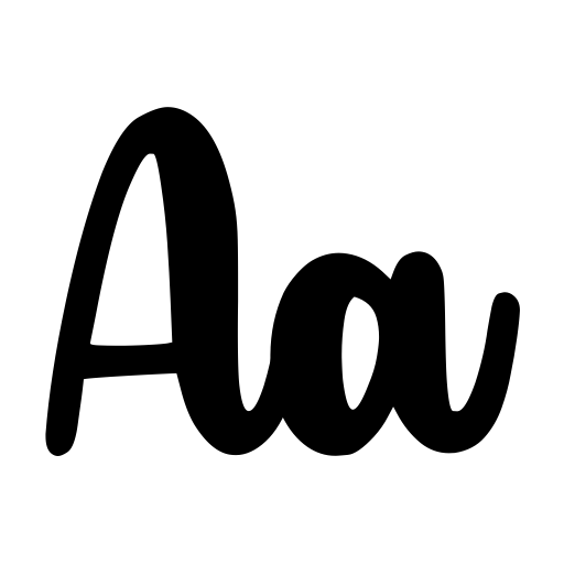 Blonde Unicorn Font icon