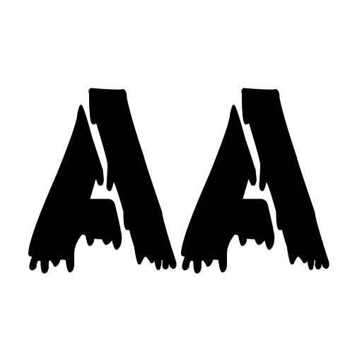 Bloody Stencil Font preview
