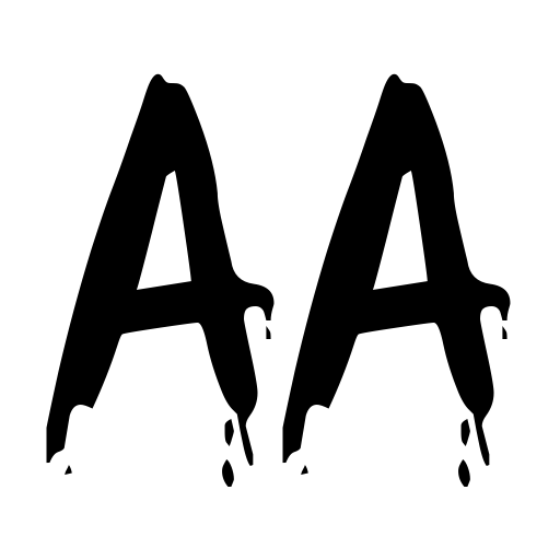 Bloody Font icon