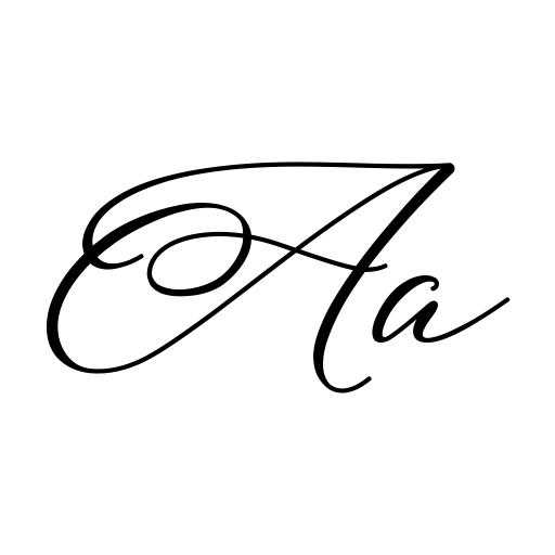 Blossom Heart Font icon